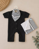 BabyBoysRomperGiftSet001