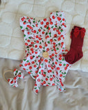 Baby Girls Cherry Romper Gift Set 2
