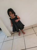 12-18m Baby Girls Black Sparkle Dress