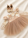 6-12M Baby Girls Butterfly Keepsake Dress