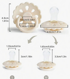 Baby Girls Silicone Pacifier (0–18 Months)