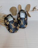 Printed Baby Booties