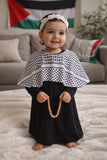 Toddler Girls Caped Abaya