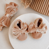 VelvetBowShoesSet1