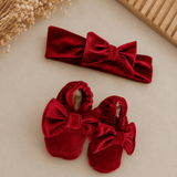 VelvetBowShoesSet3