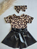 Baby Girls Pleather Skirts