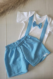 12-18m Baby Boys Linen Set