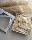 Baby Girl Gift Set 4Pc – Beige (0–6 Months)