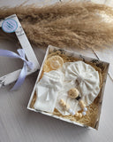 Baby Girl Gift Set 4Pc – White (0–6 Months)