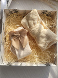 Baby Girl Gift Set 2Pc – Beige (0–6 Months)