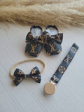 Printed Baby Booties