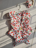 0-3m Cherry romper