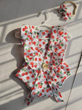 0-3m Cherry romper