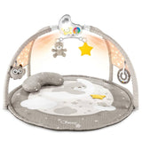 Baby play mat with toys and Chicco branding on a white background